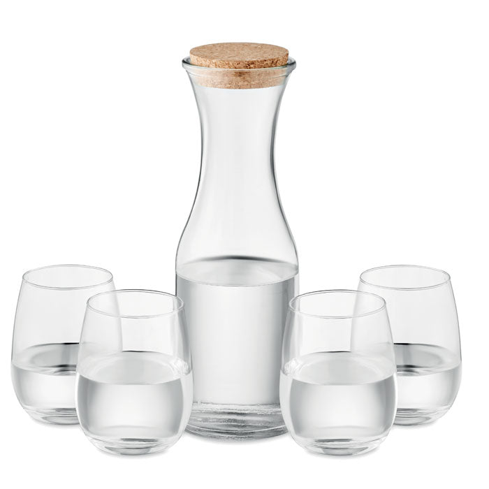 Ensemble en verre recyclé
