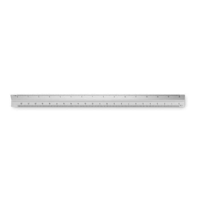Règle triangulaire en aluminium 30 cm
