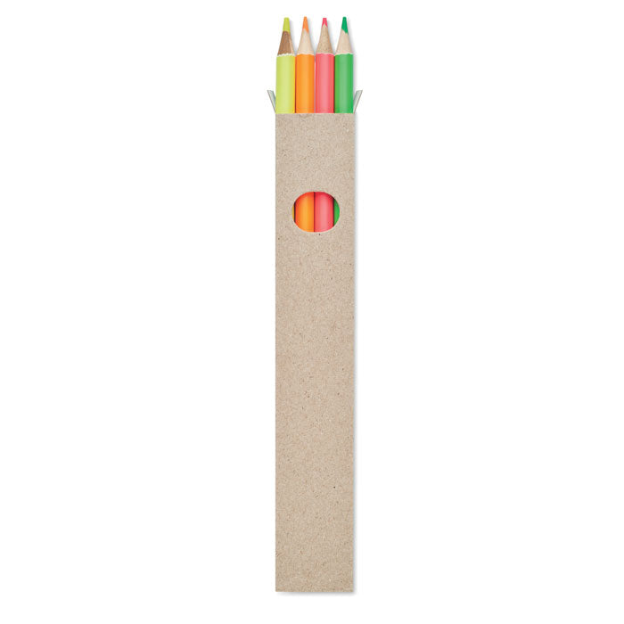 4 highlighter crayons
