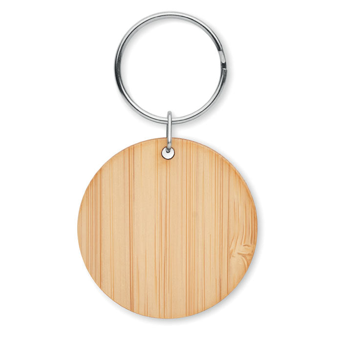 Porte-clés bambou, rond