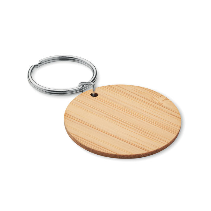 Porte-clés bambou, rond