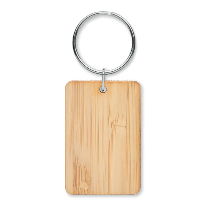 Porte-clés bambou, carré
