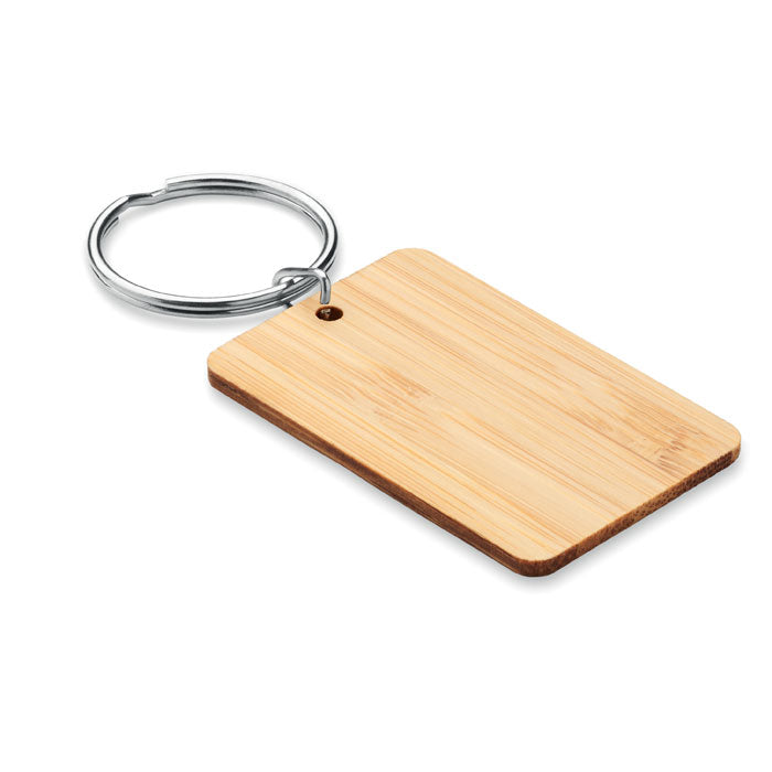 Porte-clés bambou, carré