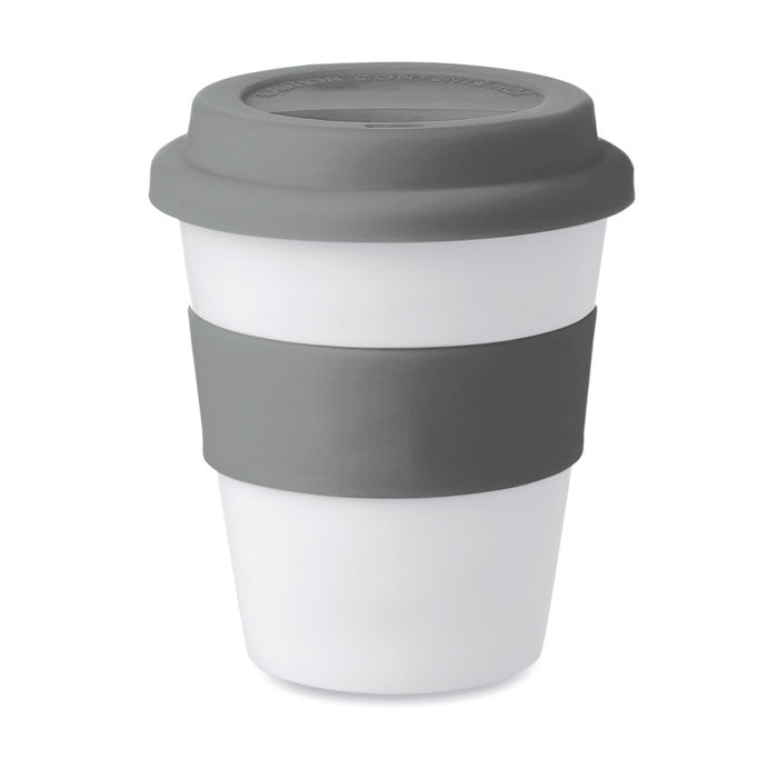 PP cup with silicone lid