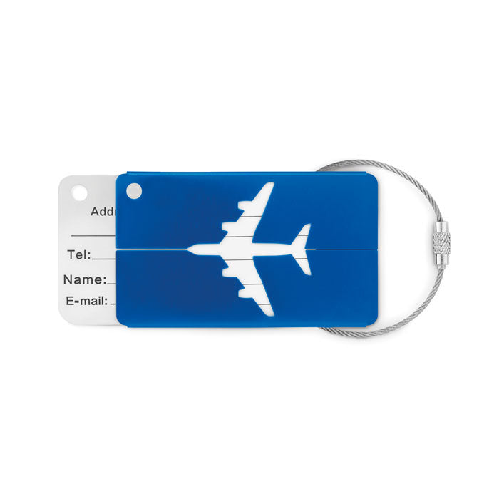 Aluminum luggage tag