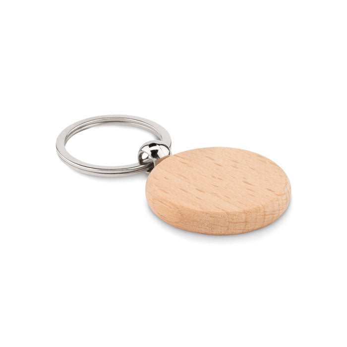 Porte-clés en bois, rond