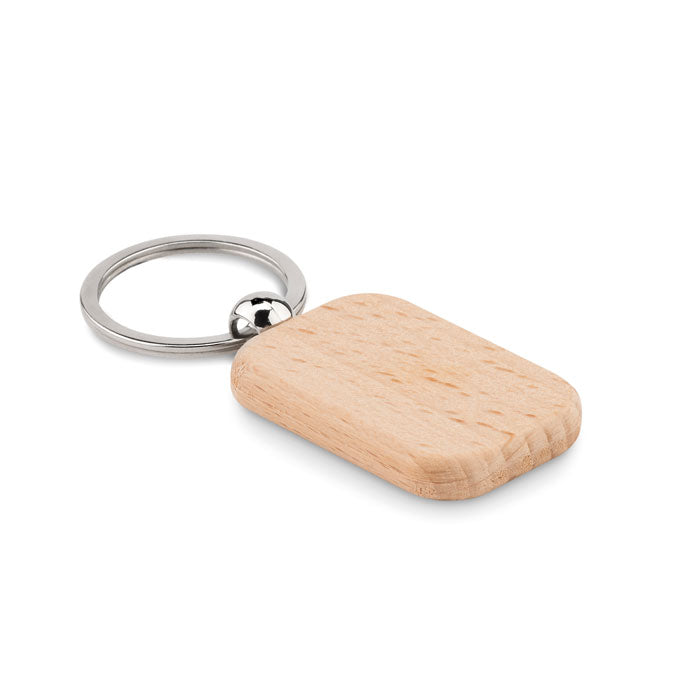 Porte-clés en bois, carré