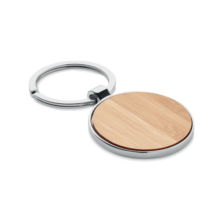 Porte-clés bambou, rond