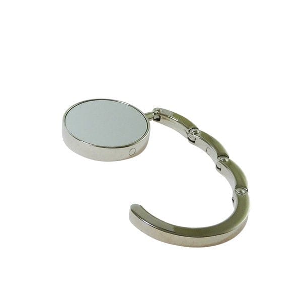 Silberner, verstellbarer Taschenhalter
