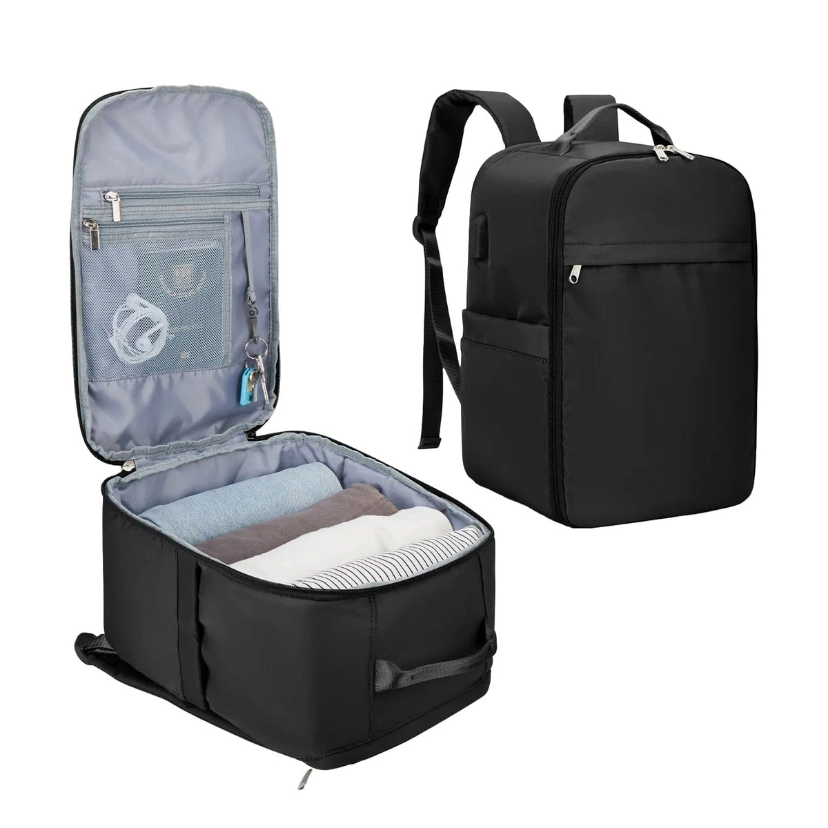 Easyjet Reiserucksack – Handgepäck 45 x 36 x 20 cm, Laptopfach 17 Zoll