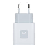 Weisser Stecker mit grauem Novistore Logo