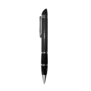 Moderner Carbon-Kugelschreiber mit schwarzen Details