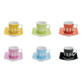 Coffret de tasses à expresso LA DOLCE VITA