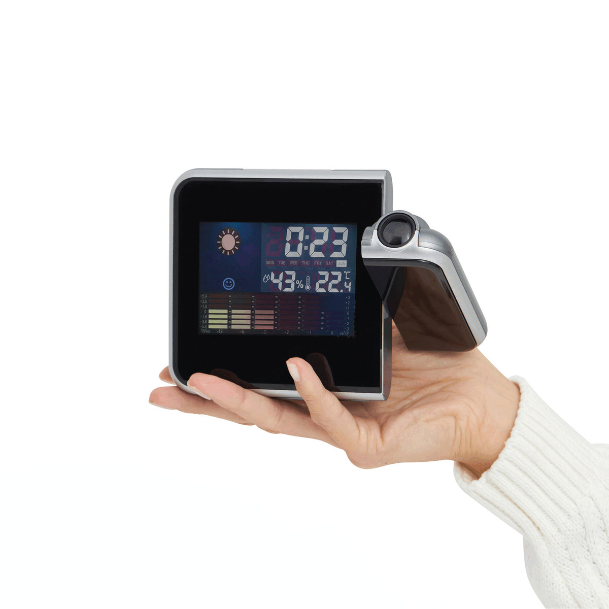 Projection Clock COLOUR PRO