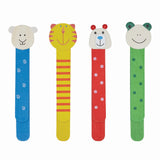 Marque-page en bois ANIMAUX AMUSANTS, 4 modèles assortis, prix à l'unité