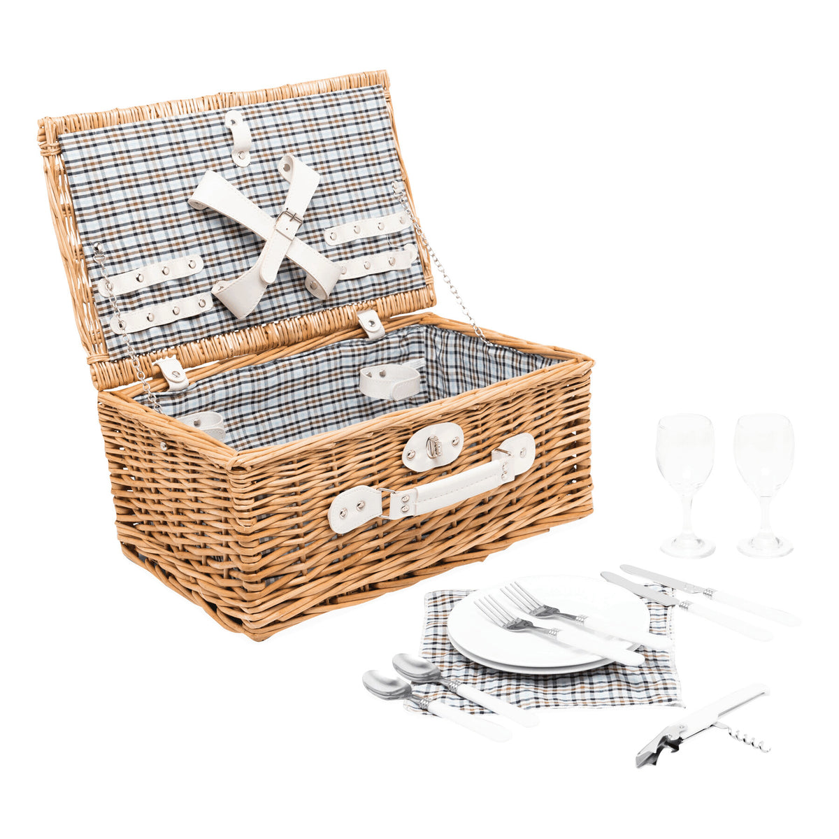 Wicker Picnic Basket KINGS PARK