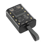 Powerbank & Taschenlampe Open Source – 6000 mAh, 8 LEDs, SOS, 3 integrierte Kabel, inkl. Box