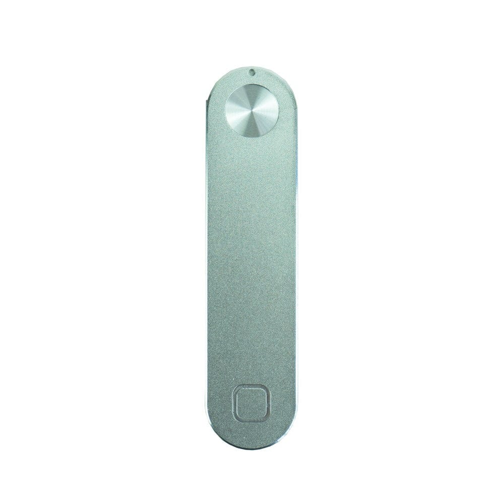 Silberner, verstellbarer iPhone Mount eingeklappt