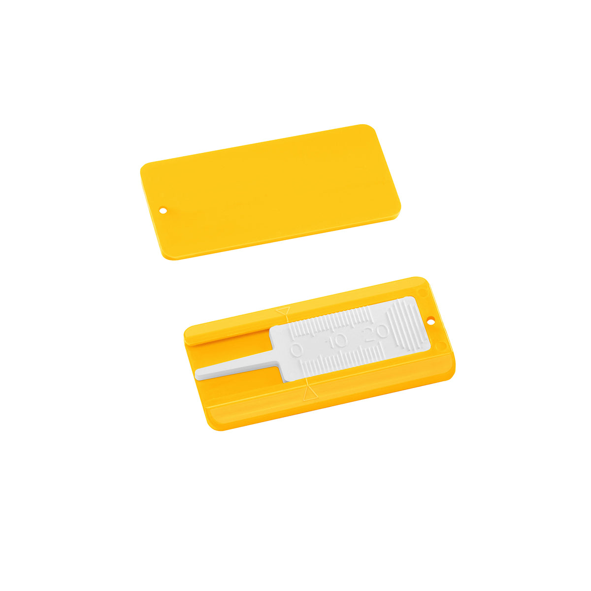 Tire tread depth gauge
