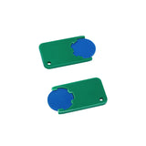 Porte-jeton avec jeton de 1€ "Beta"