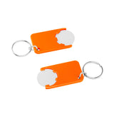 Porte-jeton avec jeton de 1€ "Beta"