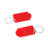 Porte-jeton avec jeton de 1€ "Beta"