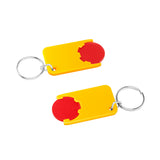 Porte-jeton avec jeton de 1€ "Beta"