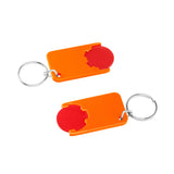 Porte-jeton avec jeton de 1€ "Beta"