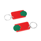 Porte-jeton avec jeton de 1€ "Beta"