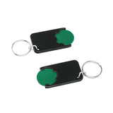 Porte-jeton avec jeton de 1€ "Beta"