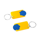 Porte-jeton avec jeton de 1€ "Beta"