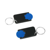 Porte-jeton avec jeton de 1€ "Beta"
