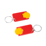 Porte-jeton avec jeton de 1€ "Beta"