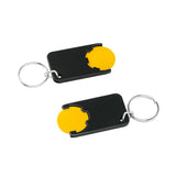 Porte-jeton avec jeton de 1€ "Beta"