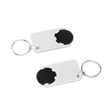 Porte-jeton avec jeton de 1€ "Beta"