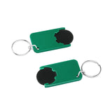 Porte-jeton avec jeton de 1€ "Beta"