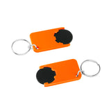Porte-jeton avec jeton de 1€ "Beta"