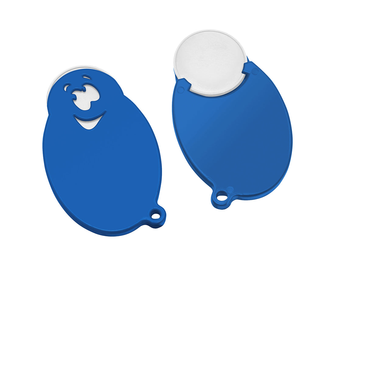 Porte-jeton avec jeton de 1€ "Visage"
