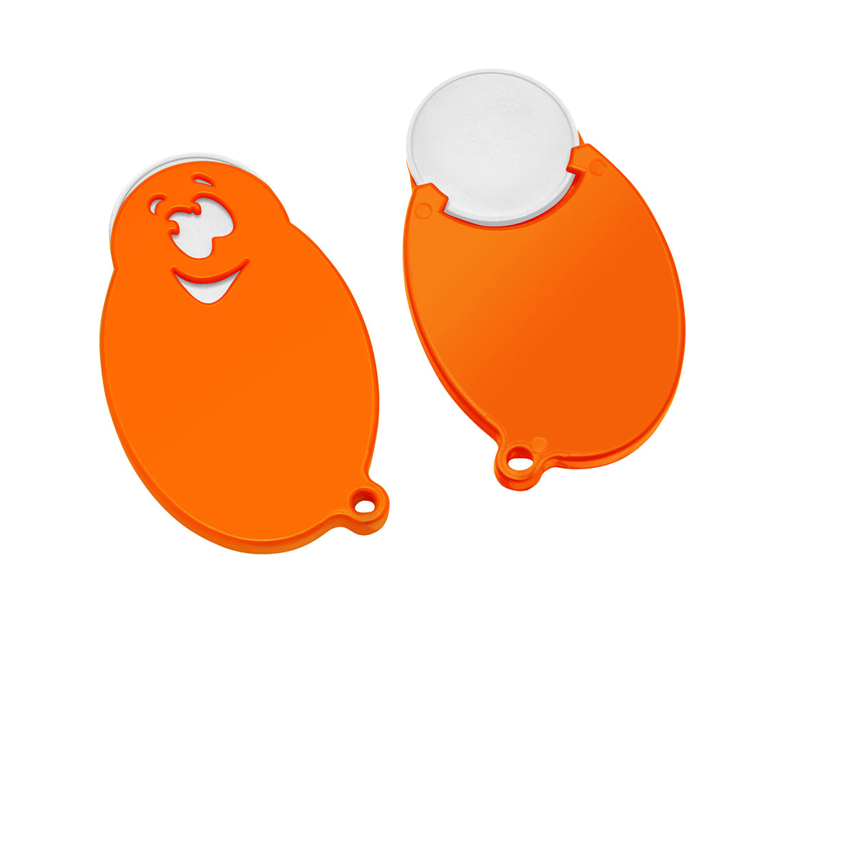 Porte-jeton avec jeton de 1€ "Visage"