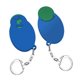 Porte-jeton avec jeton de 1 € « Visage »