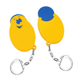 Porte-jeton avec jeton de 1 € « Visage »