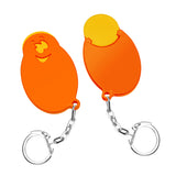 Porte-jeton avec jeton de 1 € « Visage »