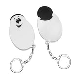 Porte-jeton avec jeton de 1 € « Visage »