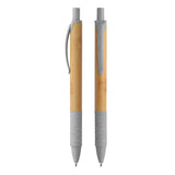 Bamboo push-button ballpoint pen