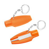 Tire tread depth gauge with valve cap remover