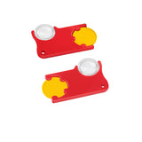 Chip holder with 1€ coin and magnifying glass