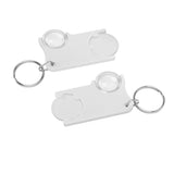 Chip holder with €1 chip and magnifier