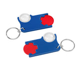 Chip holder with €1 chip and magnifier