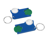 Chip holder with €1 chip and magnifier