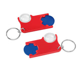 Chip holder with €1 chip and magnifier